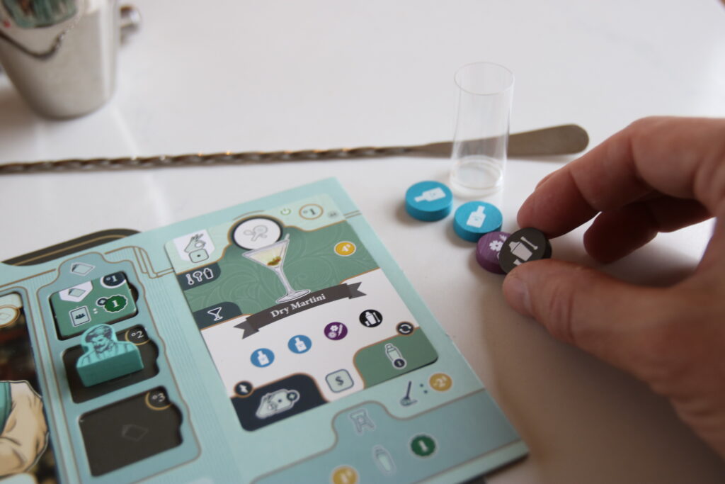 Partie de The Mix sur une table